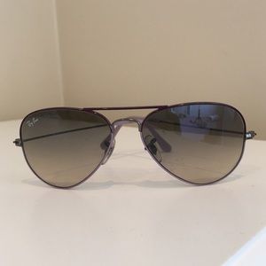 Purple Ray-Ban aviators
