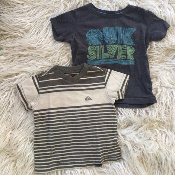 Set Of 12 Month Quiksilver T Shirts
