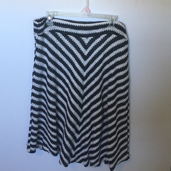Black and white skirt