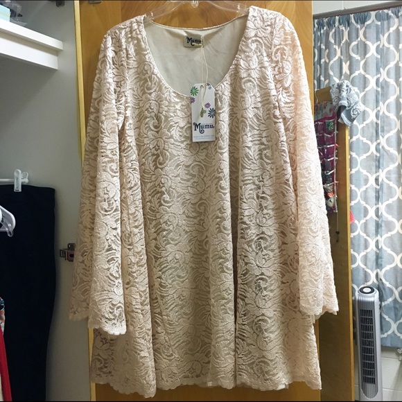 Show Me Your MuMu In the Buff Lace Swing Dress