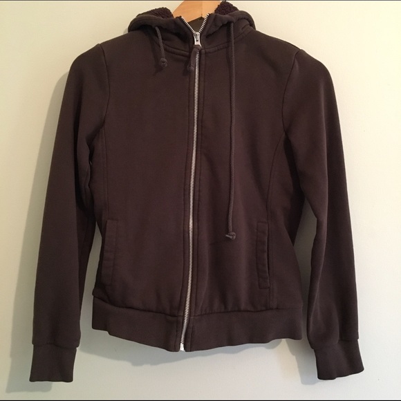 Uniqlo brown zip up Clearance
