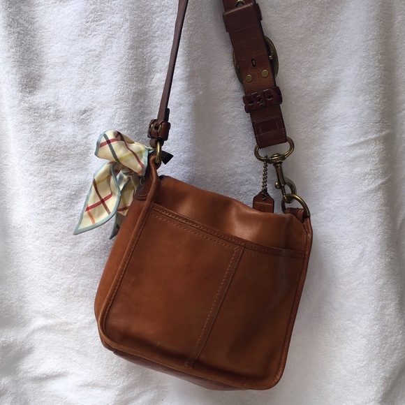 Coach Bags Rare Vintage Whiskey Saddle Coach Bag On Sale Poshmark