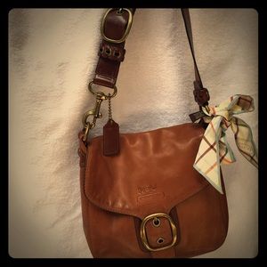 Rare vintage whiskey saddle coach bag! On sale!