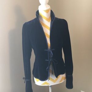 Rich blue Velvet Jacket