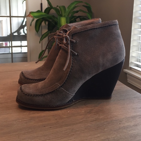 Wedge booties