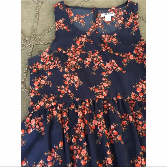 *SOLD* Old Navy Floral Swing Dress - Picture 2 of 4