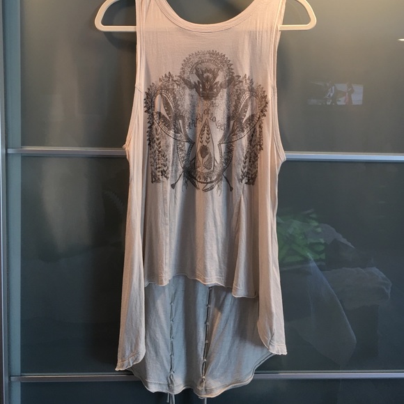 Free people printed fringe top - Picture 2 of 3