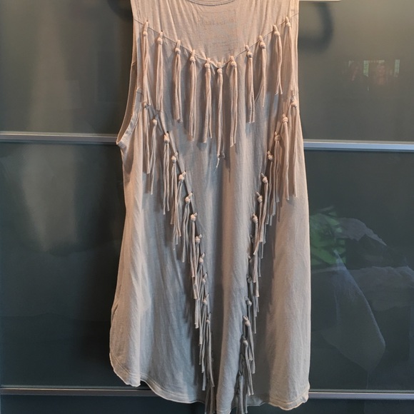 Free people printed fringe top - Picture 3 of 3