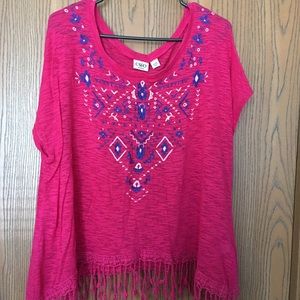 Pink tribal shirt