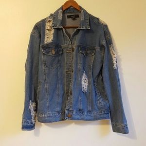 NWOT Oversized denim jacket