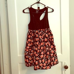 Cotton racer back dress