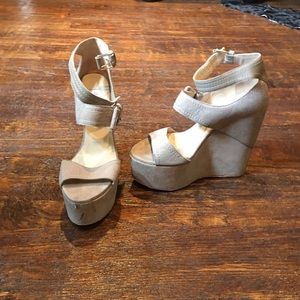 Jimmy Choo platform wedges