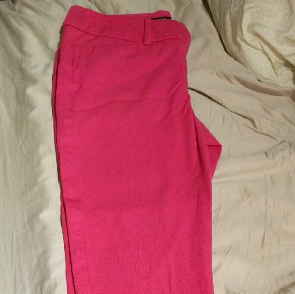 Mossimo stretch ankle length pink pants!