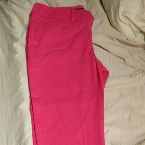 Mossimo stretch ankle length pink pants!