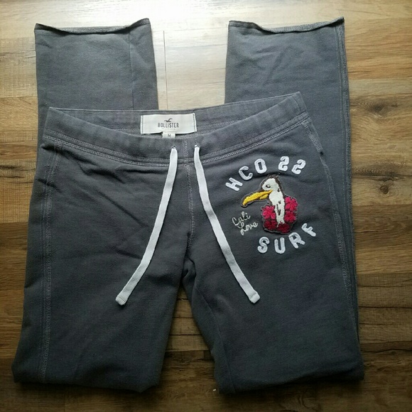 Charcoal grey Hollister sweatpants