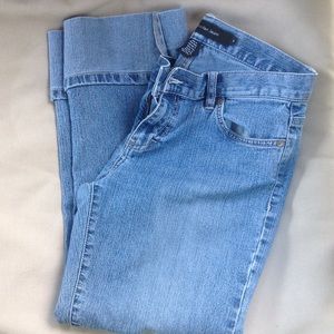 Calvin Klein ankle cuffed jeans, size 4