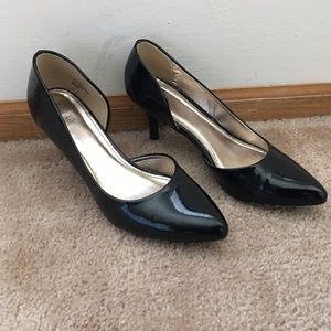 7.5 black heels