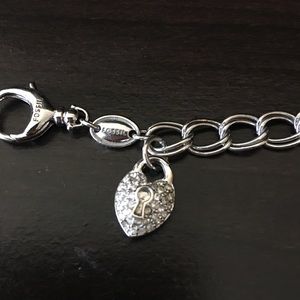Fossil charm bracelet