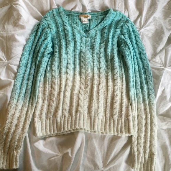 Size M Talbots Ombre Knit Sweater - Picture 1 of 4