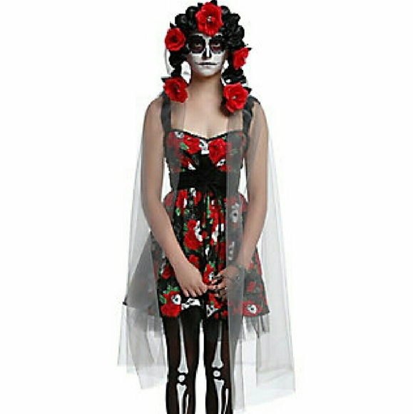 Halloween -Costume Day of the Dead +Skelton tights