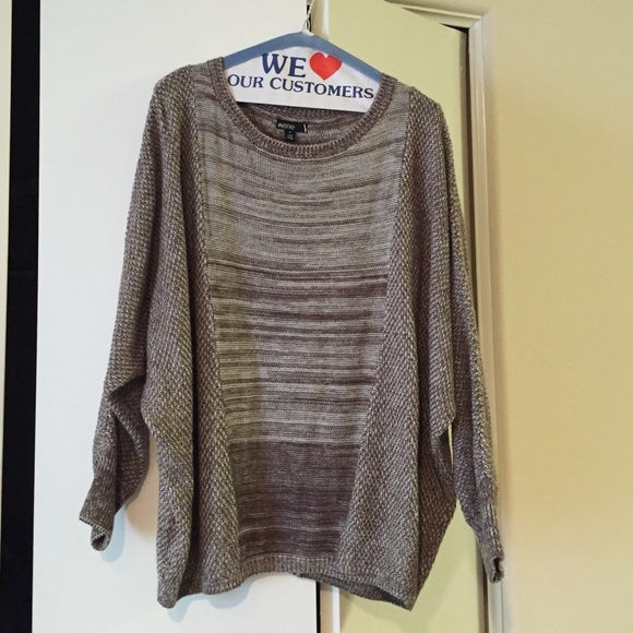 Slouchy taupe sweater