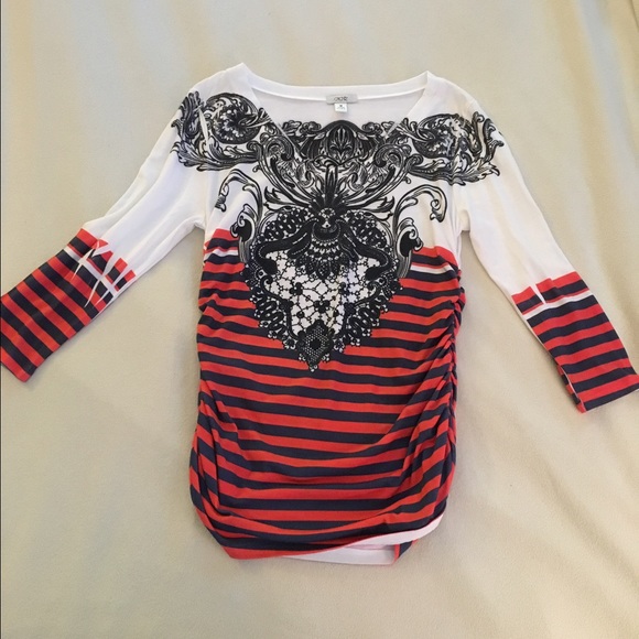 Cache 3/4 length long sleeve shirt