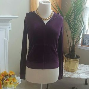 Juicy Couture plum sweat jacket