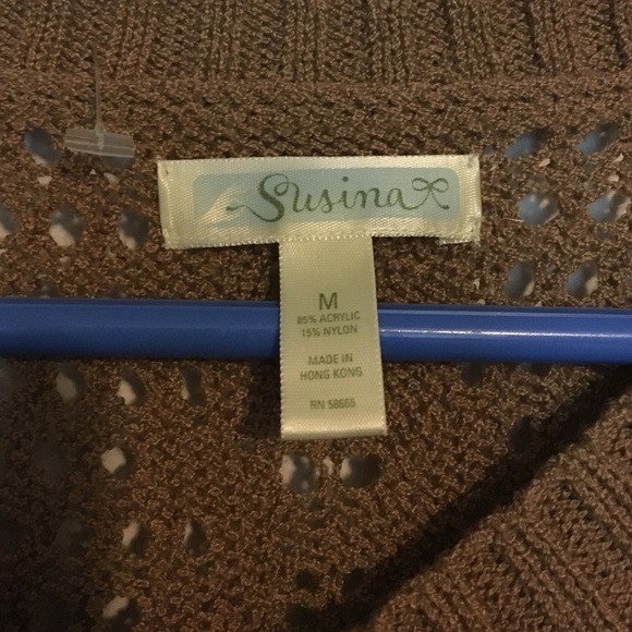 Cute Tan Cardigan - Picture 2 of 4