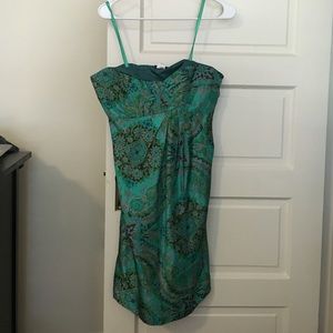 Silk sweet heart strapless J Crew dress