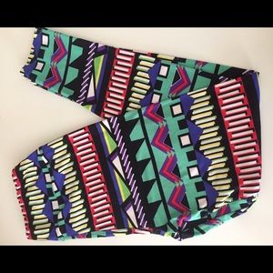 Lularoe OS Aztec leggings