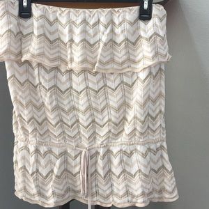 White House Black Market strapless top