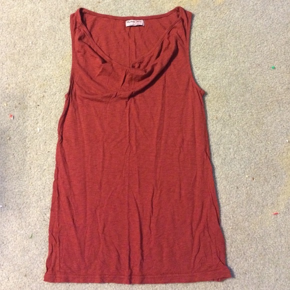 Wine colored tank top