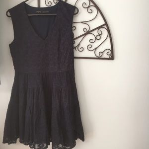 Zara Navy Lace Dress.