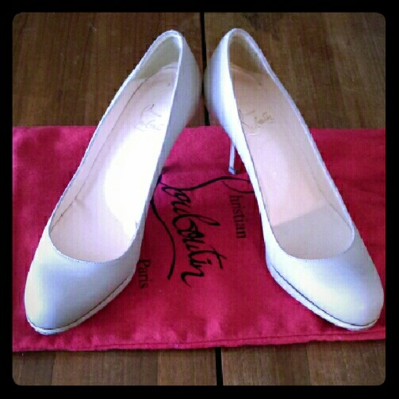Christian Louboutin Nude 3" Heels, barely used