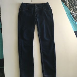Dark blue high waisted skinny jeans by rue 21