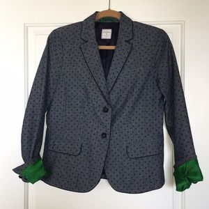 Gap Chambray Dot Blazer