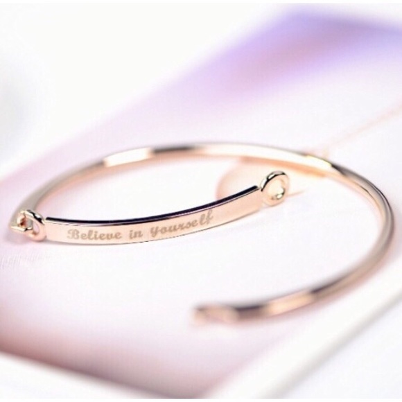 ✨Believe In Yourself Cuff Bracelet ✨ - Picture 3 of 4