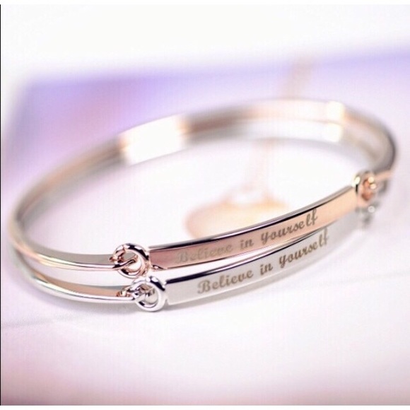 ✨Believe In Yourself Cuff Bracelet ✨ - Picture 4 of 4