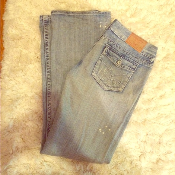 Lightly distressed jeans