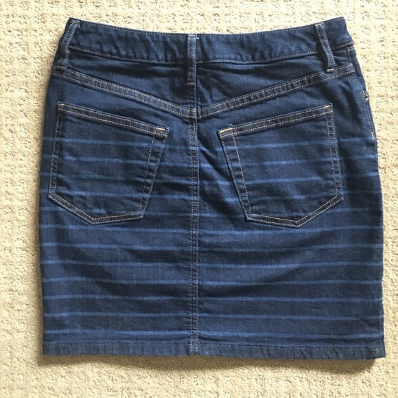 Fossil striped denim skirt - Picture 2 of 2