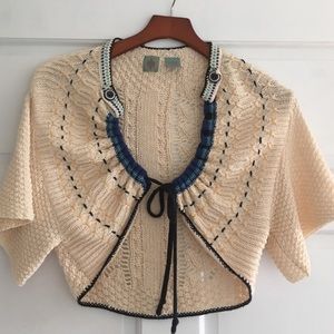Anthropologie HWR Cropped Sweater