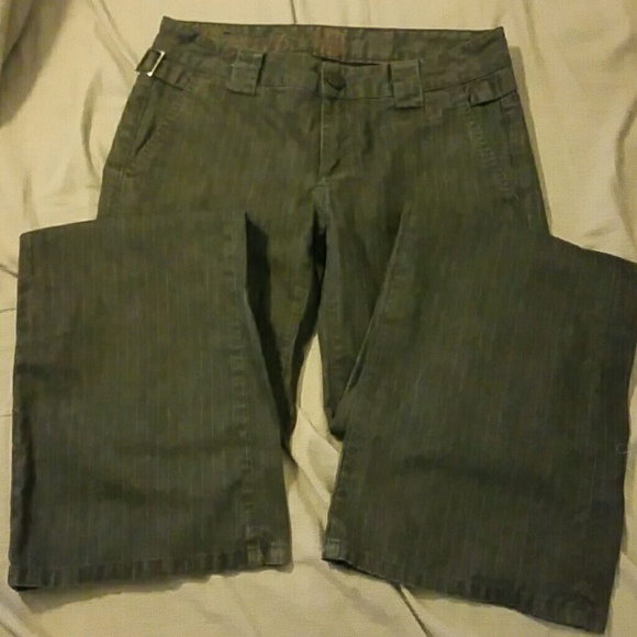 SOLD!! Jean pinstriped trousers 28x34