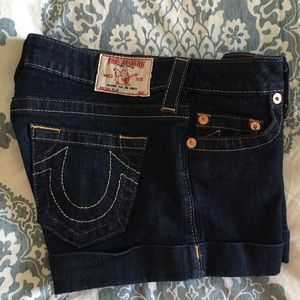 🌼SUMMER SALE 🌼True Religion Dark Jean Shorts