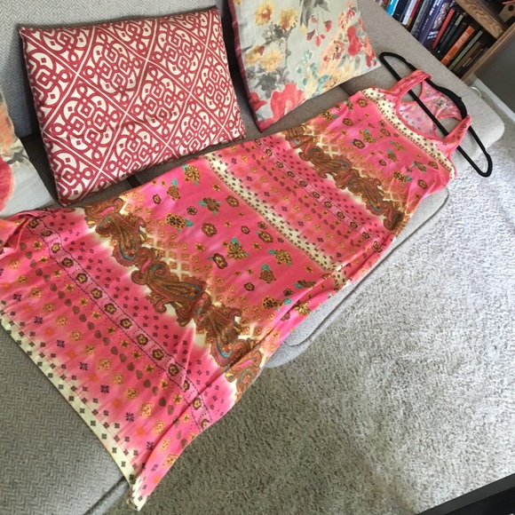 Printed maxi dress