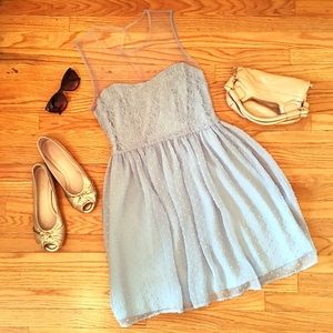 Rodarte for Target Pale Blue Swiss Dot Dress