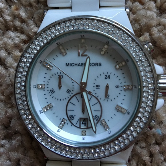 MICHAEL Michael Kors | Accessories | Mk White Ceramic Wrist  display picture 1