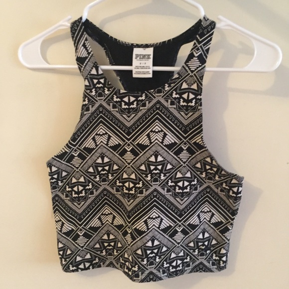 VS Pink tribal top