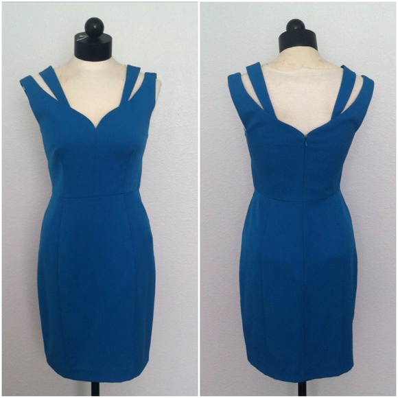 Black Halo Dresses & Skirts - Black Halo Double Strap Dress