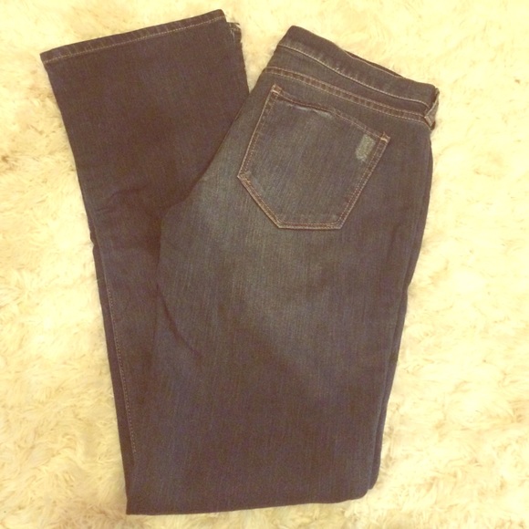 Dark bootcut jeans