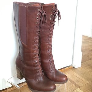 Timberland weatherproof brown boots